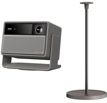 XGIMI Horizon 20 Pro Proyector 4K con Soporte de Pie Gris Elefante | Láser Triple RGB, 4100 Lúmenes ISO, Google TV con Netflix Oficial, Zoom Óptico & Lens Shift, IMAX Enhanced, Dolby Vision
