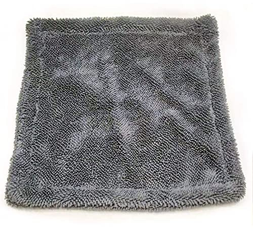Detailers United Car Windscreen Demister Towel 20 x 20 cm 1400GSM (Grey)