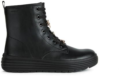 Geox Fille J Phaolae Girl A Bottines, Black, 37 EU