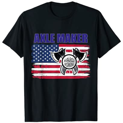 Axle Maker Patriotic US Flag T-Shirt