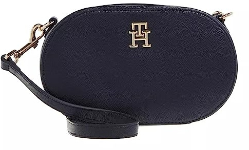 Tommy Hilfiger Damen Umhängetasche TH Timeless Camera Bag Klein, Blau (Space Blue), Einheitsgröße