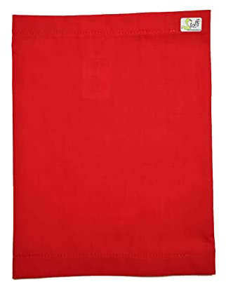 Buchumschlag für Din A4 - Arbeitsbücher von Stoffi Heftumschlag mit Klettverschluss, für Schulbücher, passend zu den Heftumschlägen (rot)
