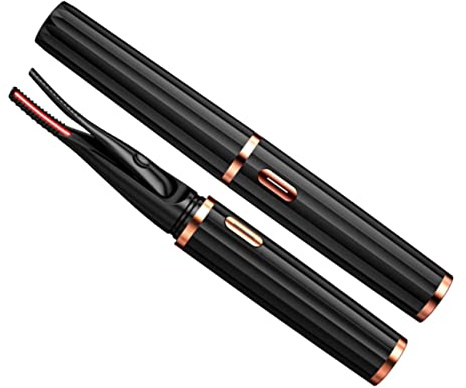 Beavorty Beheizbare Elektrische Wimpernzange Schnelles Vorheizen USB Ladung Abs für Zuhause Langanhaltender Schwung