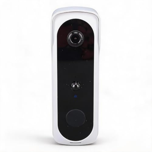 Video Doorbell, PIR Human Detection, Wireless Smart Camera, Battery Powered Doorbell Camera with WiFi, Home Security Monitoring for Tuya APP, Smart Home Video Doorbell