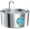Cat Water Fountain for Drinking: Quiet Cat Water Fountain Stainless Steel - 108oz/3.2L Cats fountains - Pet Waterer Fountains - Vailable for Dogs and Cats