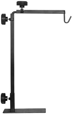 ZONADAH Support de lampe pour reptiles, support d'aquarium, support de lampe de campagne réglable, support de lampe en métal pour terrarium en verre de reptile