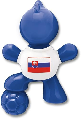 Little Joe Lufterfrischer EM2024 Limited Edition, Alle Duft New Car, +/- 45 Tage Frischer Duft im Auto, Haushalt, Büro, LKW, Camper, Wohnmobil etc (I love SLOVAKIA (blue))