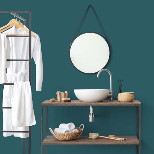 K&L Wall Art Seidenmatt Wandfarbe Grüne Innenwandfarbe modern Wandschutz Anstrich 2,5Liter dunkelgrüne Farbe