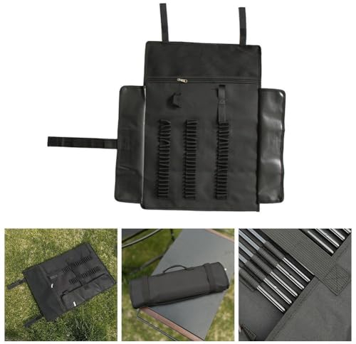 Piquets de tente de camping, ensemble d'accessoires pour marteau de camping, sac de rangement pour clous et marteaux, sac de rangement robuste pour piquets de tente