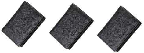 GALPADA 3stücke Männer Geldbörse Aus Echtem Leder Stilvolle Clutch Mit Reißverschluss Und Druckknopf Für Büro Partys Und Alltag Hält Karten Und Bargeld Sicher Organisiert