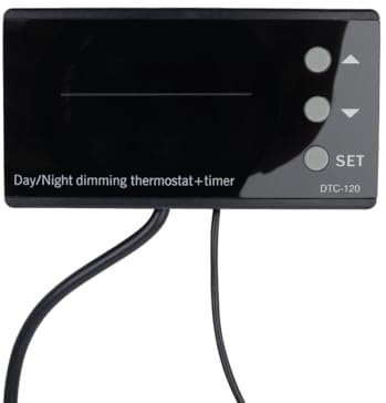Hsthe Sea Meeresreptil-Thermostat, PID-Dimmer für Reptilien-Wärmelampe, Thermostat-Reglerbuchse für Terrarium, Vivarium, Aquarium mit wasserdichter Sensorsonde