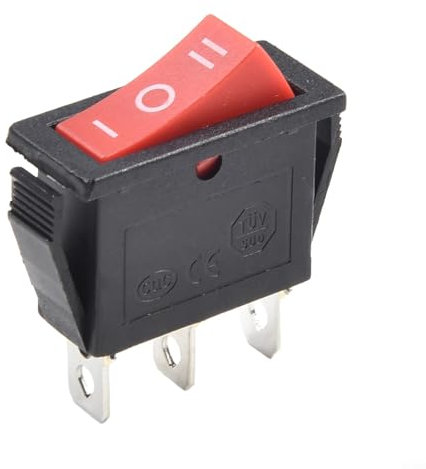 Sumsoctober Widerstandsfähiger Wippschalter, 15 A, 250 V oder 20 A, 125 V, ON auf AUS auf ON, 3-polig, für industrielle Anwendungen