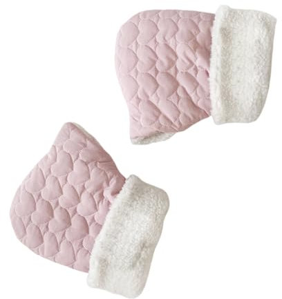 Uqezagpa 1 Paar winddichte warme Fäustlinge für Roller, Fahrräder, Baumwollhandschuhe für Kinder, Outdoor-Reiten, kaltes Wetter, Handmuffs