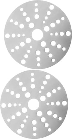 Alipis Piastra Diffusore di Calore Facile da Pulire 2 Pezzi in Acciaio Inossidabile Adattatore per Piano Cottura a Induzione, per Cucina e Campeggio