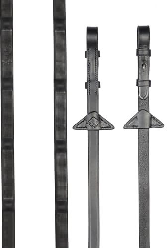 LeMieux Ergo Grip Permium Qualität Gummizügel Full Black