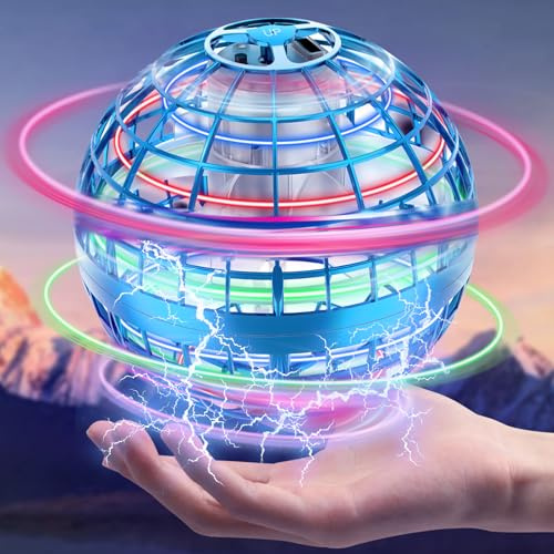 Zookao 2025 Boomerang Hover Ball, Upgraded Flying Orb Galaxy Ball 2025 Cool Toys Gift for 6-10+ Year Old Boys & Girls Indoor & Outdoor Toy Flying Spinner Mini Drone