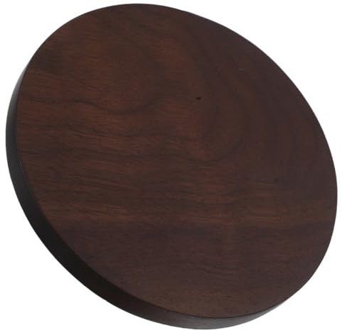 Alipis Wood Display Stand 12.00 X 12.00 X 1.00 Cm Round Wooden Base for Miniature Model Display Figure Base for Action Figures Showcase for Tabletop Collectibles