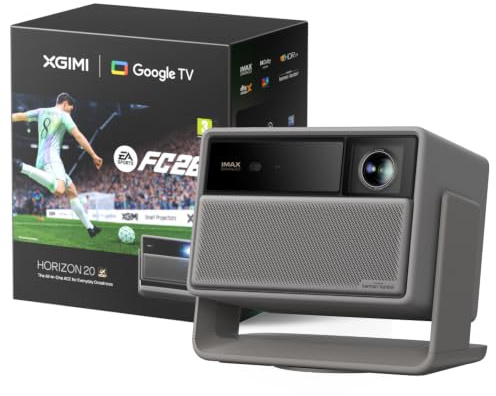 XGIMI Horizon 20 EA FC26 Edición Limitada Proyector Láser Triple RGB 4K | 3200 Lúmenes ISO, Google TV con Netflix Oficial, Zoom Óptico & Lens Shift, IMAX Enhanced, Dolby Vision, Pantalla 300, 240Hz