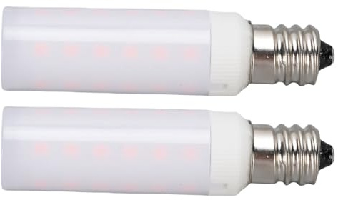 Fdit 2pcs LED Flame Effect Flickering Light Bulbs 220LM E12 Base for Home Party Decorations