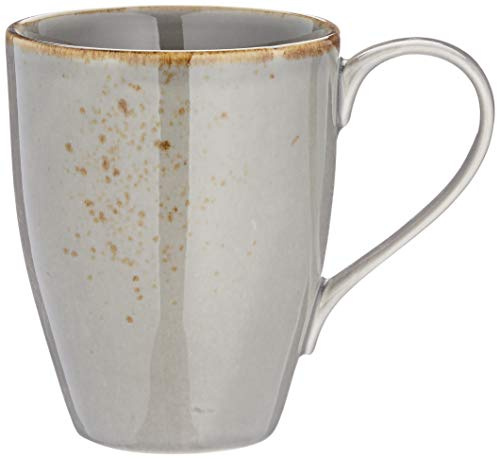Creatable 30 cl, Stone, 22048, Serie Nature Collection, 6-teiliges Geschirrset, Kaffeebecher aus Steinzeug, spülmaschinen-und mikrowellengeeignet, Qualitätsproduktion, 300 milliliters, steingrau