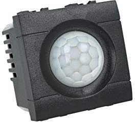 Sensore Infrarossi Movimento Da Incasso 2M Nero Compatibile con Bticino Living