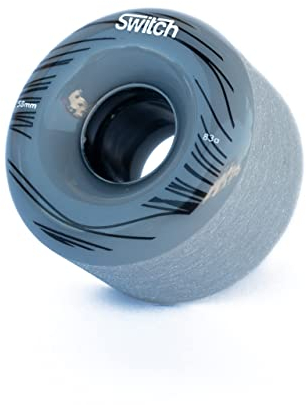 Ruedas para longboard Cruising Street Freestyle 58 mm 83A Switch color gris