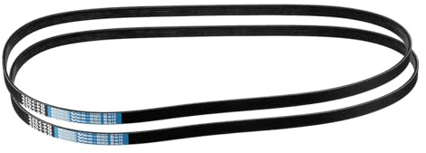 QUARKZMAN 2 Stück 430J6 PJ Keilrippenriemen 6 Rippen 43(1092,2mm) Länge x 0,55(14,04mm) Breite x 0,14(3,132mm) Höhe EPDM Poly V Riemen Keilriemen Flachriemen Antriebsriemen Für Rasenmäher