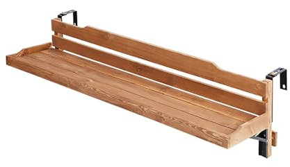 Hängender Tisch Balkon - Klappbarer Balkon-Bartisch für Geländer, Outdoor Verstellbare Garten-Beistelltische für Terrasse, Hinterhof, Innen- und Außenbereich