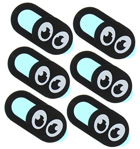 FUNNETOYU 6stücke Webcam Cover Schieberegler Privacy Schutz Für Laptop Tablet Desktop Kamera Abdeckung Anti-Peeping Matte Folie Zubehör