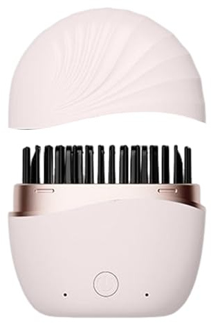 Mini Brosse Étirable - Sans Fil Rechargeable Portable Peigne Électrique | Contrôle Température 3 Vitesses De Voyage - pour Voyage Cheveux Courts Long Bouclés Ondulés Style de Plage