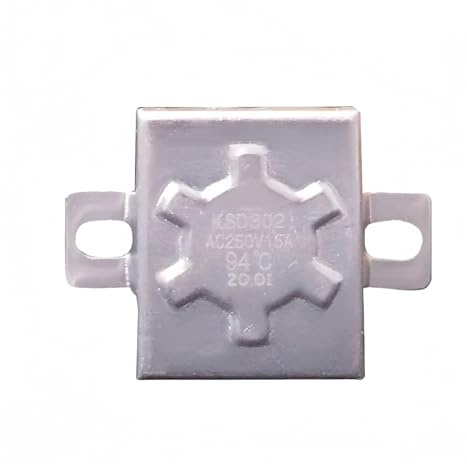 Parti for scaldabagno elettrico Interruttore di controllo della temperatura del termostato di forma quadrata 94℃ KSD302 Accessori