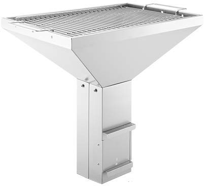 THÜROS T4 Holzkohlegrill Einbau Kaminzugeffekt