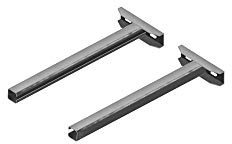 Universal Wandhalter Verlängerungen bis 450mm für doppelwandige Schornsteine im Paar geliefert für alle gängigen Systeme Edelstahl zu standard Wandhalter 50mm