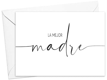 Spanish Pregnancy Announcement Card for Madre, New Abuela Baby Reveal Card, Card for Mom from Son and Daughter, New Grandmother Grandma Baby Announcement Card (Madre)