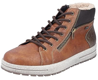Rieker Herren Stiefel mit Warmfutter in braun