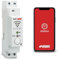 VEMER VE797200 MICRO BT - Interruttore Orario Astronomico con Bluetooth e APP dedicata, Timer da Barra DIN 1 Modulo, Bianco