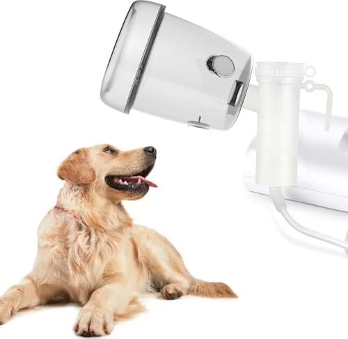 FURGUARD Hundevernebler und Inhalationsmaske, Sauerstoffmaske für große Hunde, Weiß (L)