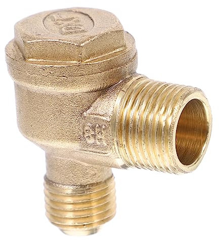 Brass Air Compressor Check Valve Male Thread 2 Port
