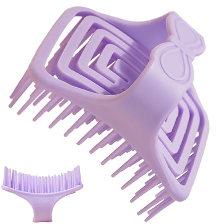 Kopfhautmassagegerät für Haare, Shampoo-Bürste, Silikon-Haarschrubber, Kopfhautmassagegerät, Haarwachstum, sanfter Bade-Reinigungskamm, Kopfhaut-Peeling-Bürste für Männer und Frauen