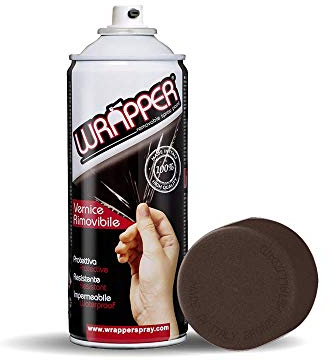 wrapper 400WRAPPER8509 400 ml Sprüh Folie Ablösbar Lackieren, Metallic Braun