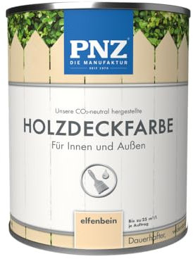 PNZ Holzdeckfarbe, Gebinde:0.25L, Farbe:elfenbein