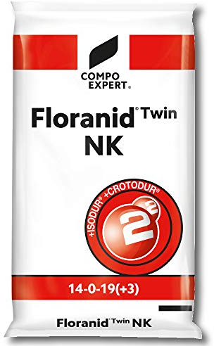 Compo Expert Engrais de Gazon Floranid Twin NK 25 kg Engrais Professionnel Long Terme