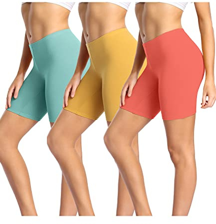 wirarpa underbyxor, cykelbyxor, boxershorts, för damer, hög midja, bomull, shorts, trosor, långa underkläder, storlek S–5XL, M
