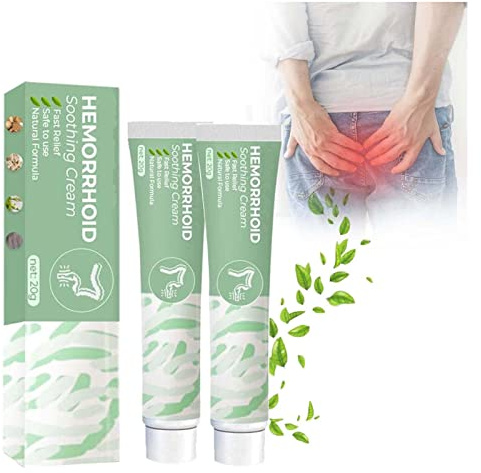 German Koltax Hemorrhoid Soothing Cream, Hemorrhoids Treatment, Natural Herbal Hemorrhoids Ointment, Cream to Shrink External Hemorrhoids, Say Goodbye to Painful Hemorrhoids (2PC)