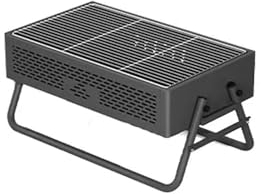 Picknick-Grill Kleiner zusammenklappbarer Grillständer for den Haushalt, tragbarer Picknick-Herd for den Außenbereich kleiner Grill