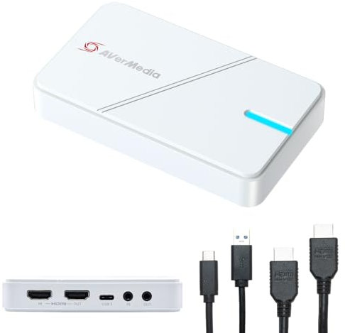 AVerMedia GC551G2 Live Gamer Extreme 3 - Capturadora USB 4K30, Paso 4K60 HDR, VRR, USB 3.2, Plug & Play, PS5, Xbox, OBS, Twitch, Mac, Win11