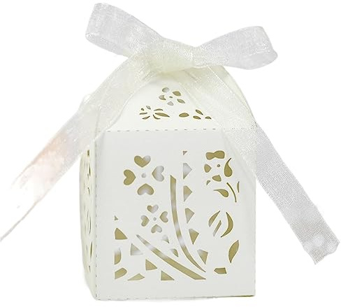 Kleine Geschenkboxen,Party Gunst Box, 10 Stück Pralinenschachtel, Geschenkbox, Verpackung, Beutel, Geburtstagsdekorationsboxen (Größe: 10 Stück – 5 x 5 x 8 cm)(Style 2)