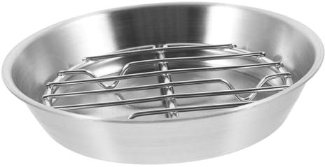 Cabilock Bandejas Inoxidable Para Hornear y Parrilla Fácil De Limpiar y Transportar Para Cocina