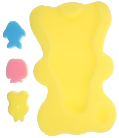 Hoement Cuscino Bagno Ragazzo Ragazza Spugna Spessa Materassino Confortevole Antiscivolo per Vasca e Lavandino Supporto Galleggiante Sicuro per Bagnetto