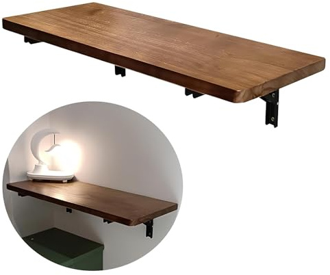 Tavolo da Pranzo Pieghevole da Parete, Salvaspazio Versatile Tavolo A Scomparsa da Muro, Tavolino da Lavoro per Ufficio Domestico, Cucina, Bar, Salotto(100x40cm/39x16in)